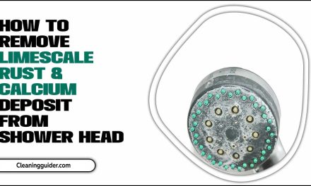 How To Remove Limescale Rust & Calcium Deposit From Shower Head