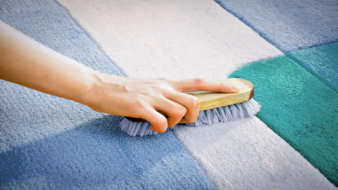 Rinsing The Carpet