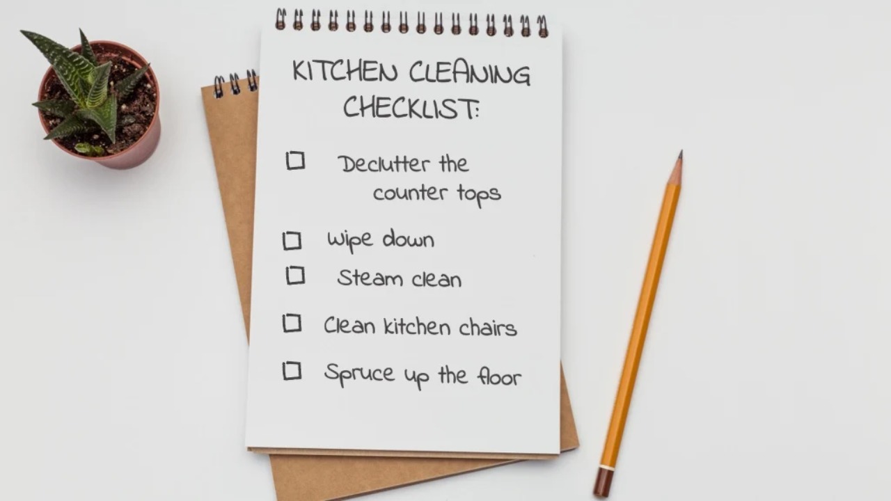 Tips For Sticking To A Kitchen Cleaning-Checklist