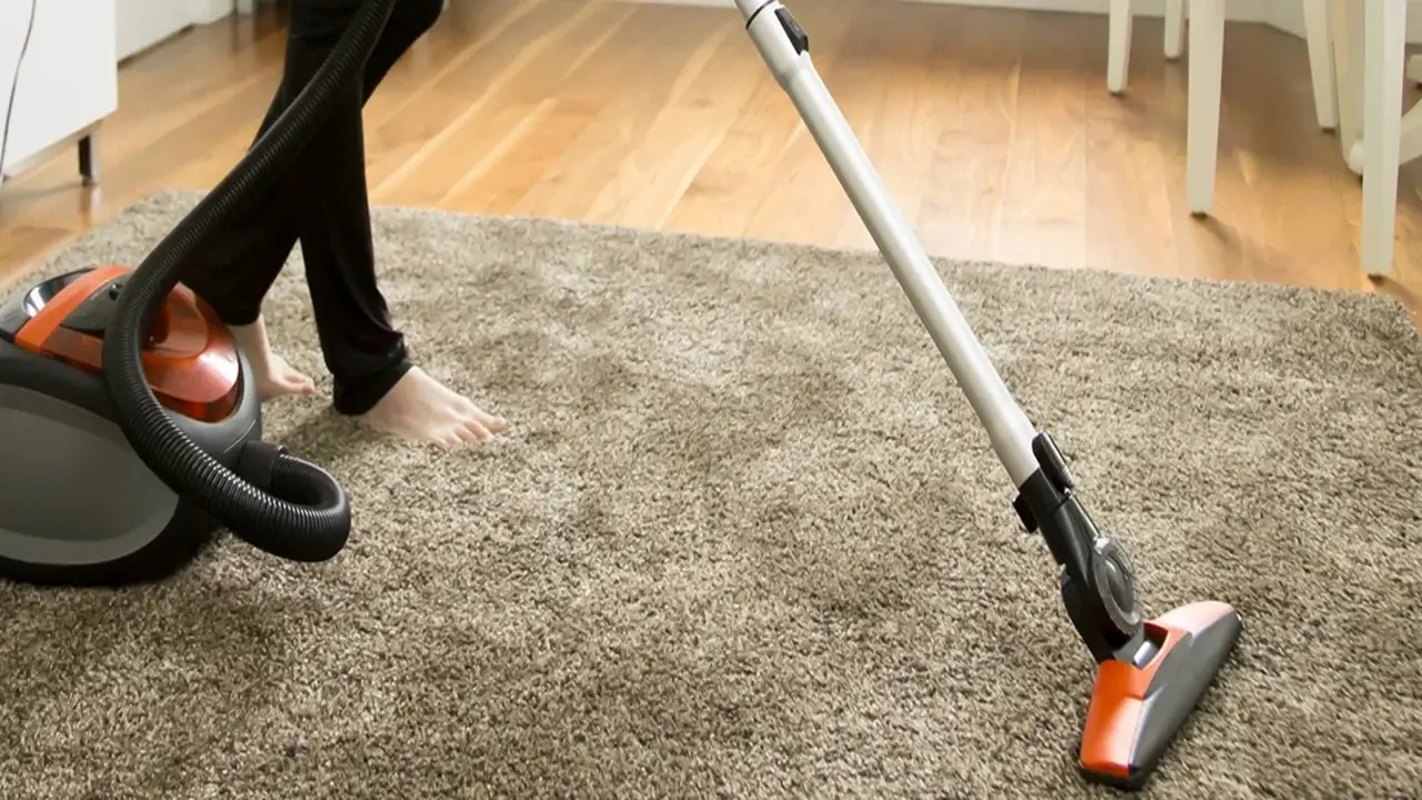 Vacuuming Carpet Thoroughly